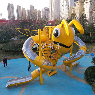 大黄蜂造型不锈钢滑梯
