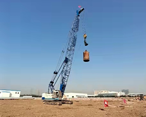 洛陽江蘇蘇州工地強夯置換施工案例