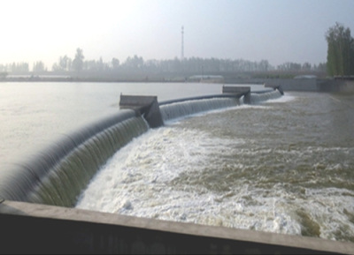 Qingdao Dagu River Zhuangtou spine type S-shaped rubber dam