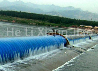 Rubber dam of Dawen River Treatment Project in Taian, Shandong