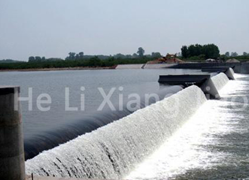 Qingdao Dagu River Zhuangtou spine S-shaped rubber dam