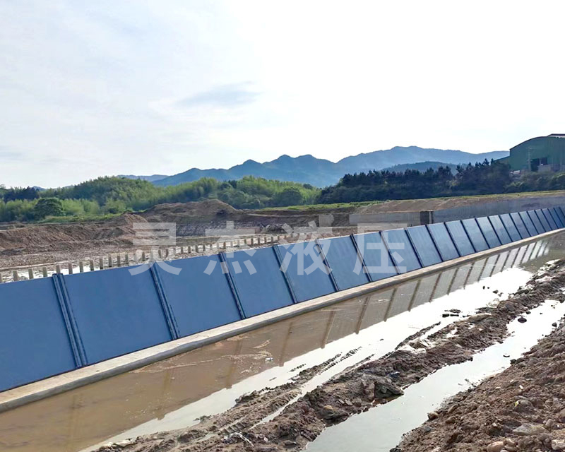天津液壓防洪河堤3米高4米寬