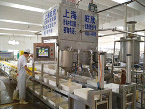 自动冲浆豆腐生产流水线A型
