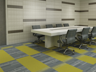 方塊地毯可以根據需要自由組合，形成各種不同的圖案和顏色