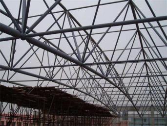 江蘇民權縣現代農業展廳網架鋼結構廠家案例