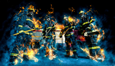 Which industries are fire-resistant and wear-resistant fabrics applied to