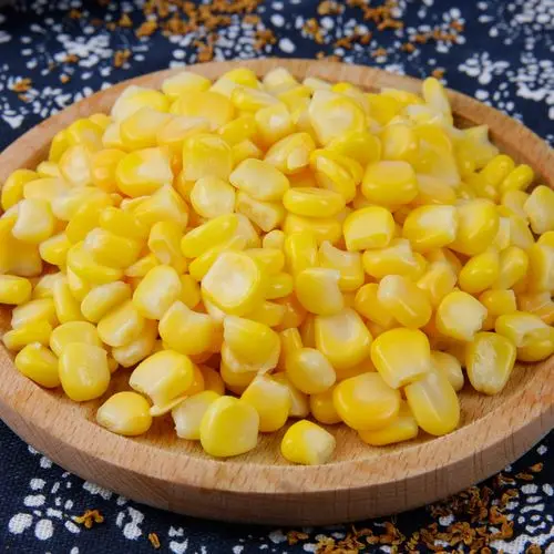 Quick frozen sweet corn kernels