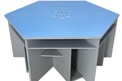 板式六角桌