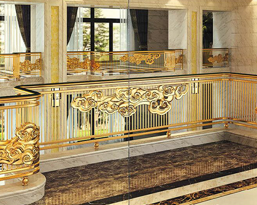 銅藝別墅樓梯