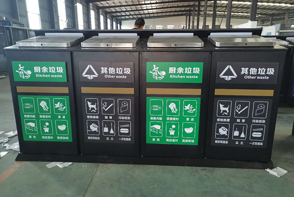 2021年10月04日 上海八分类智能垃圾箱发货