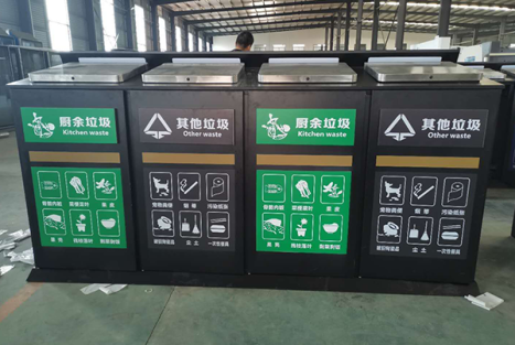 2021年10月04日 上海八分類智能垃圾箱發貨