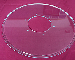 上海光学刻槽玻璃盘