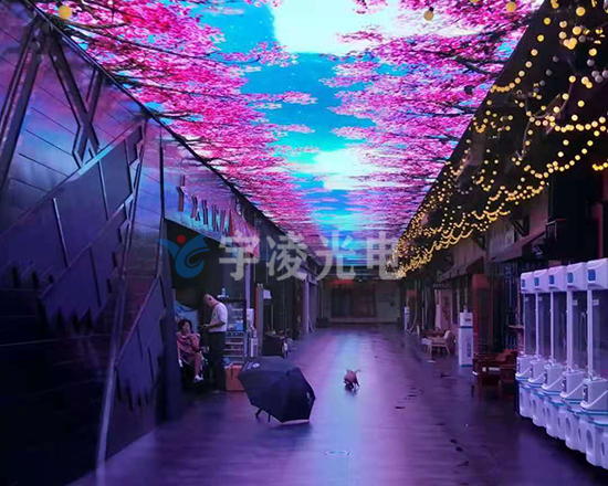 上海LED全彩天幕屏