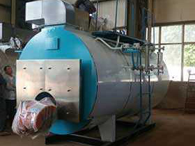 WNS燃油燃气冷凝式蒸汽锅炉