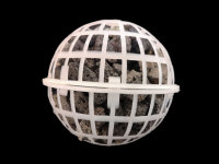 多孔旋轉球形懸浮填料的構造和用途