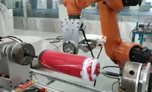 天津8轴联动机器人纤维缠绕设备