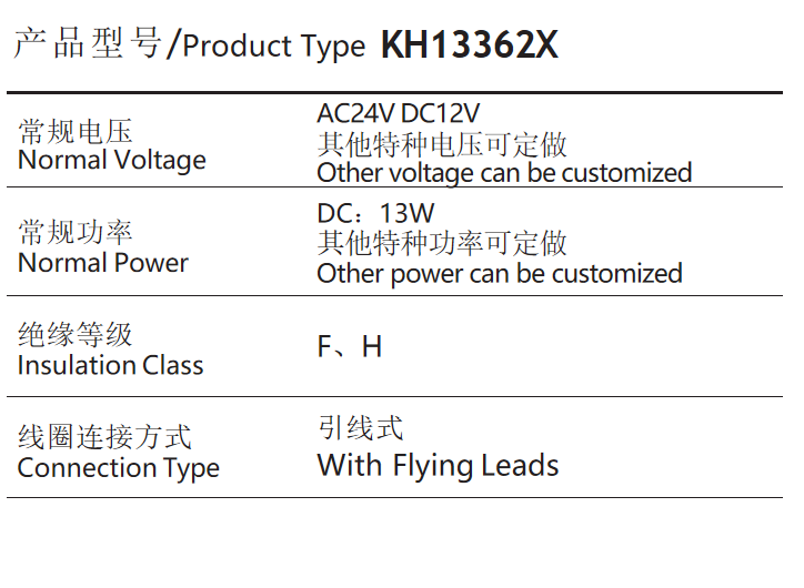 KH13362X电磁线圈