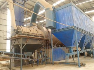 Vibrating screen dust collector