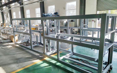 塑钢型材生产线机架