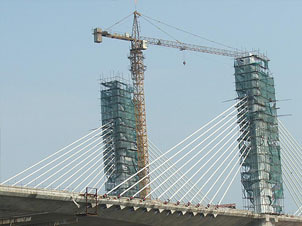 開封黃河大橋施工工程