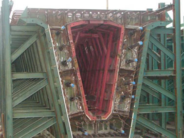 郑州黄河桥引桥V标40米小箱梁工程施工