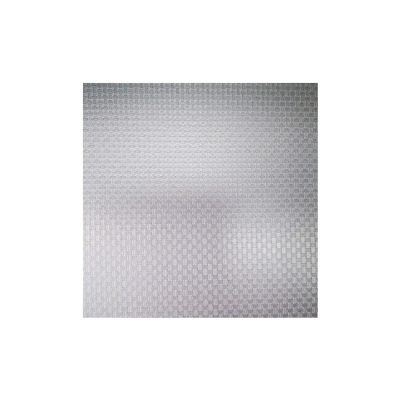 Silver weave embossed aluminum coil