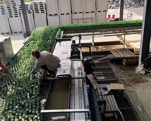 南京水浴式啤酒瓶理瓶机厂家