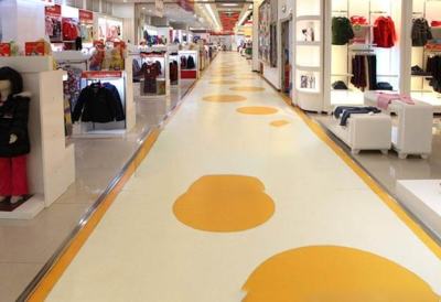 商場PVC塑膠地板