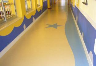 长寿幼儿园PVC塑胶地板
