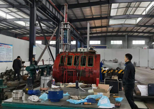 上海压裂车动力端维护-更换缸套镗缸处理