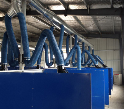 安徽蚌埠某職業技術教育學院焊接實訓室凈化系統竣工