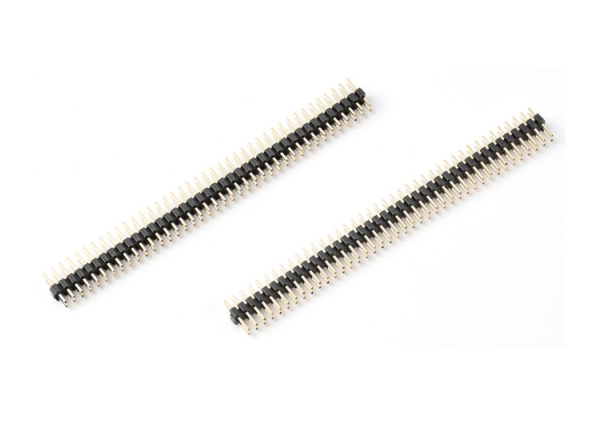 Double row needles with a spacing of 2.00mm