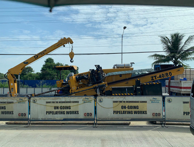 菲律賓40噸施工現場