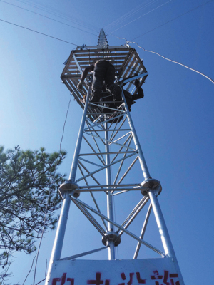 福建建甌70米測風塔
