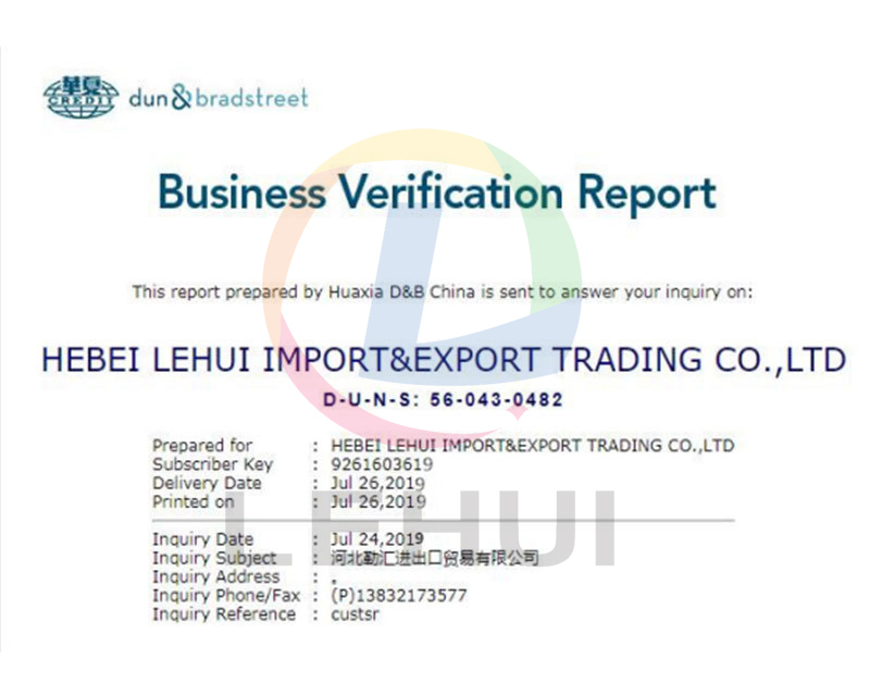 Business Verification Report
