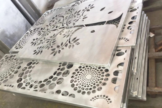 广州艺术冲孔铝单板