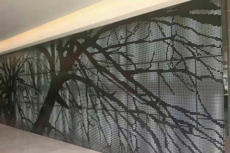 广州艺术冲孔铝单板