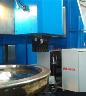 Single column fixed beam CNC vertical lathe which is good