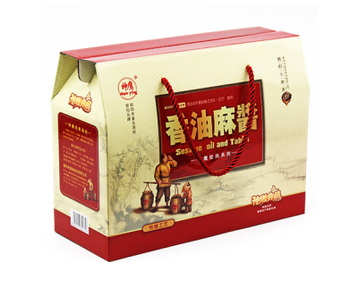 鞍山香油麻酱包装盒