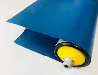 0.85mm blue Pu flat belt