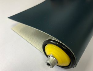 2mm dark green PVC flat belt