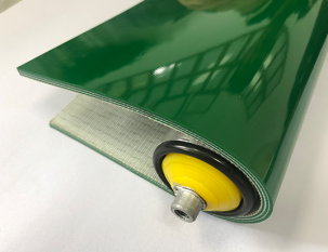 5mm green PVC flat belt