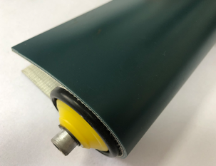 3mm dark green PVC flat belt