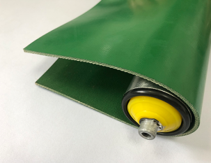 3mm green rubber plastic flat belt