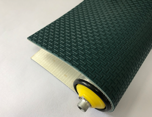 3mm dark green PVC i-pattern