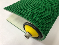 5.2mm green PVC wavy grass pattern