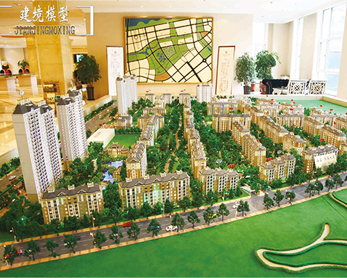 哈尔滨小区建筑模型