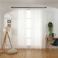 Acrylic curtain rod