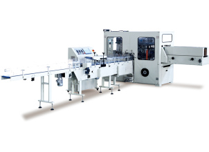 Square wrapping paper automatic packing machine