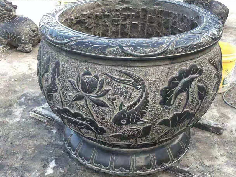 石雕魚缸